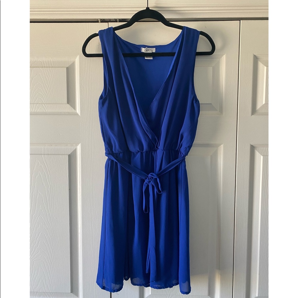 Cobalt blue formal dress